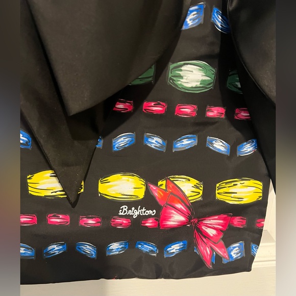 New! Brighton Holiday Take a “Beau” Tote Bold Jewel Tone Ribbon Bow Design NWT! - Picture 4 of 9